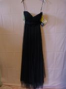 *Dessy Group Size: 8 Midnight Blue Dress