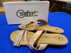 *Comfort Size: 42 Rose Gold Shoes