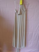 *Dessy Collection Size: S Blush Twist Wrap Dress