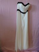 *Social Size: 10 Ivory Bridesmaid Dress
