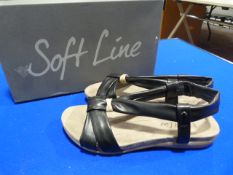 *Soft Line Size: 4 Black Shoes
