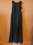 *Dessy Collection Size: 10 Sapphire Crepe Dress