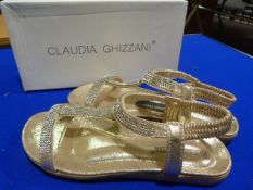 *Claudia Ghizzani Size: 39 Gold Shoes