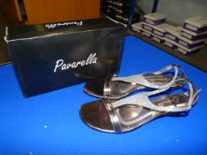 *Pavarella Size: 5 Pewter Shoes