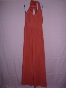 *Dessy Size: 2 Firecracker Full Length Chiffon Dre