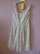 *Social Size: 8 Ivory Blush Bridesmaid Dress