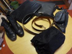 *Two Binders, Belt Bag, Shoes, etc.