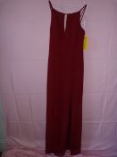 *Thread Size: 8 Burgundy Dress