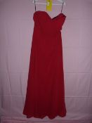 *Social Size: 16 Valentine Bridesmaid Dress