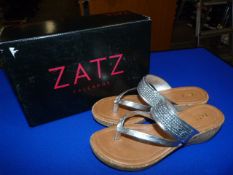 *Zatz Size: 36 Silver Shoes