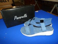 *Pavarella Size: 7 Navy Shoes