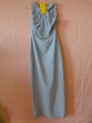 *Dessy Group Size: 6 Carolina Blue Dress