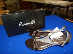 *Pavarella Size: 4 Pewter Shoes