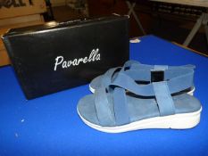 *Pavarella Size: 6 Navy Shoes