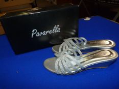 *Pavarella Size: 3 Silver Shoes