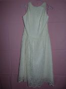 *Size: 12 Ivory Cocktail Dress