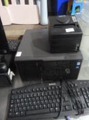 * Fujitsu computer, keyboard and receipt printer