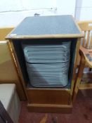 * tray stand with trays