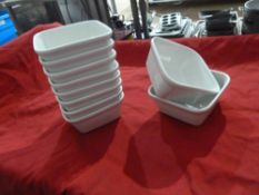 * square dishes x 10
