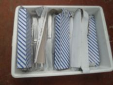 * large quantity of boxed table knives