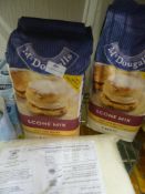 * 2 x 3.5kg scone mix, 1 x 5kg scone mix