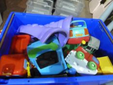 * plastic toy assortment
