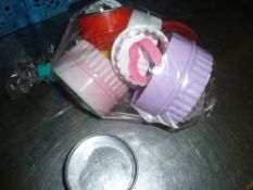 * assorted cookie cutters