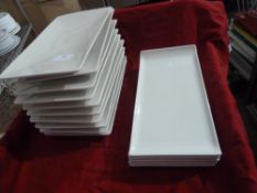 * rectangle plates x 15