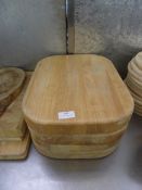 * butchers block chopping boards x 4