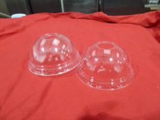 * PET dome top lids with hole x box