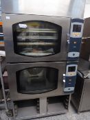 *Mono BX FG158 double bakery oven complete with stand on castors. From a national chain, very little