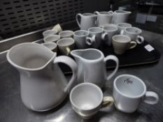 *selection of milk jugs and espresso cups - approx 20 items