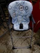 *1 x early years high chair with straps