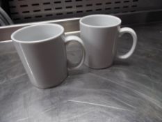 *white mugs - approx 50