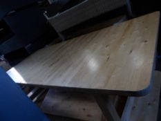 *2 x very large solid beach tables 2220w x 1000d x 630h