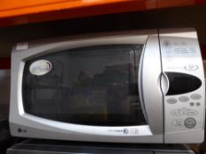 *LG 900w silver domestic microwave