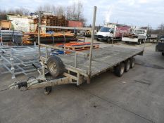 *Ifor Williams LM186G3 Tri Axel Flatbed Trailer (18ft x 6'6