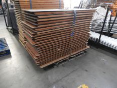 *Pallet Containing 21 Banqueting Tables with Folding Legs 90x180cm