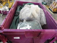 *Box Containing 6 First Aid Kits and Assorted First Aid Supplies