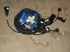 *16A and 32A 240V Extension Cables and Splitters