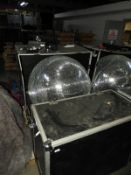 *1m Mirrored Ball with Pinspots and Electric Motor