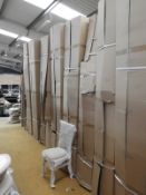 *12 Chiavari Lime Washed Chairs with Upholstered Seat Pads