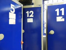 *Grey & Blue Two Tier Locker