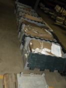 *Seven Plastic Tubs Containing Canvas Marquee and Tipi Walls, Awnings, Roof Sections, etc.