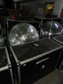 *1m Mirrored Ball with Pinspots and Electric Motor