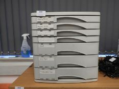 *Seven Drawer Document Holder