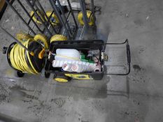 *Plastic Box Containing Roller Heads, Garden Pressure Spray, etc.