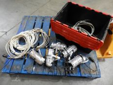 *Box Containing Five Par-30 Cannon Long Polished Lights with E27 LED Bulbs