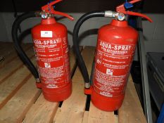 *Two Aquaspray Water Fire Extinguishers