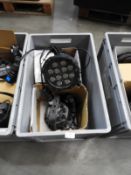 *Pair of LED Outdoor Tripar Programable Light Units